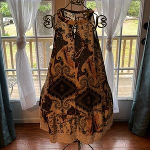 Umgee floral and paisley sun dress